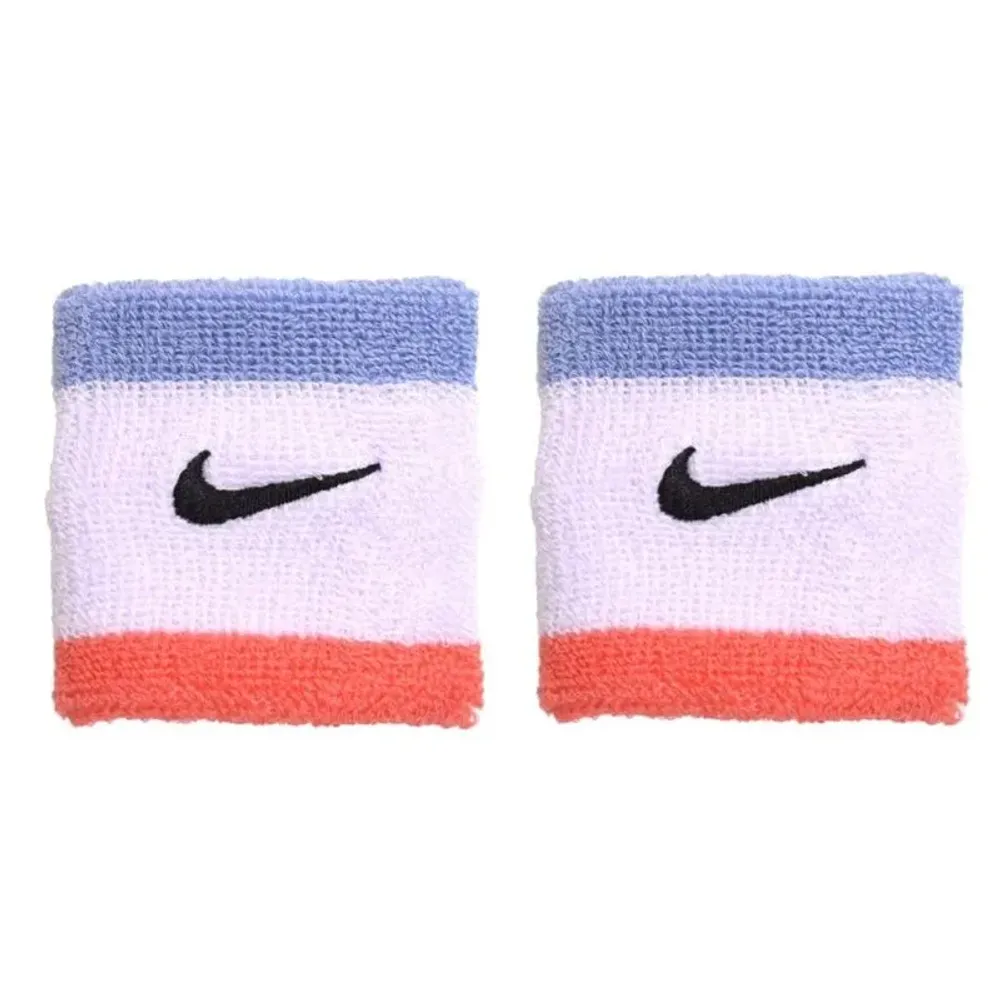 Напульсник теннисный Nike Swoosh Classic 2P - icelandic blue/pale lilac/coral