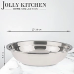 Тарелка Jolly Kitchen нержавеющая сталь 0,8 см, диаметр 18 см