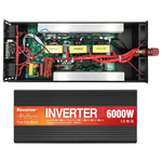 Инвертор 12V-220V 6000W черно-красный RDDSPON