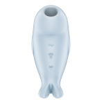 Нежно-голубой вакуумный стимулятор клитора 11см Satisfyer Seal You Soon 4065847
