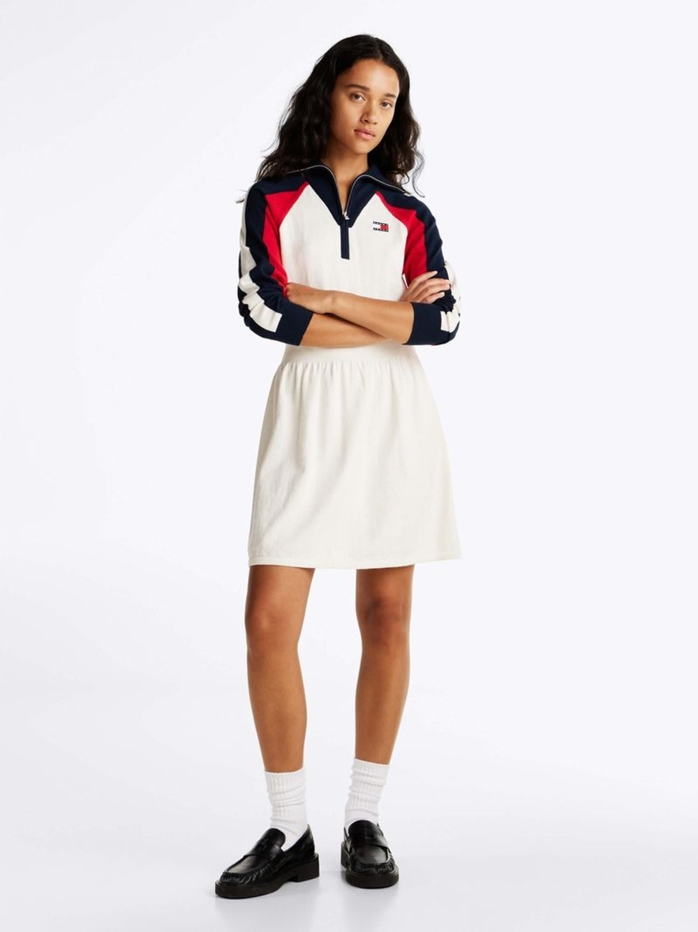 Платье женское TOMMY JEANS TJW CBLK F&F SWEATER