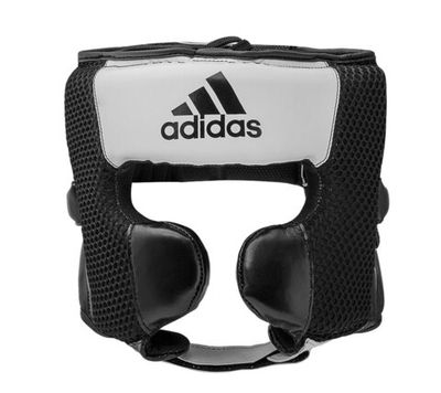 Шлем боксерский Hybrid 150 Headgear бело-черный adiH150HG