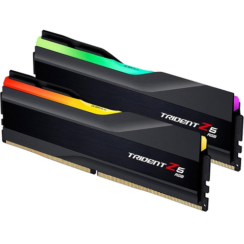 Модуль памяти DIMM DDR5 32Gb, 6000Mhz, 2x16Gb, G.Skill Trident Z5 RGB Black (F5-6000J3636F16GA2-TZ5RK)