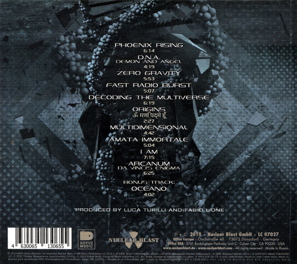 Turilli, Lione Rhapsody / Zero Gravity (Rebirth And Evolution)(RU)(CD)