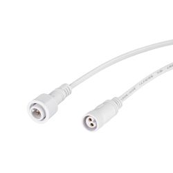 Кабель соединительный для линейного светильника ЭРА Cable-DCWP-2pin (PP2)-M15-MF-1m 1 м | Аксессуары для фито светильников
