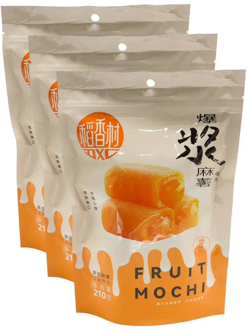 Моти Fruit Popping Mochi Соленая Карамель 210 г * 3шт