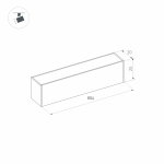 Светильник MAG-FLAT-25-L800-24W Warm3000 (BK, 100 deg, 24V) (Arlight, IP20 Металл, 5 лет)