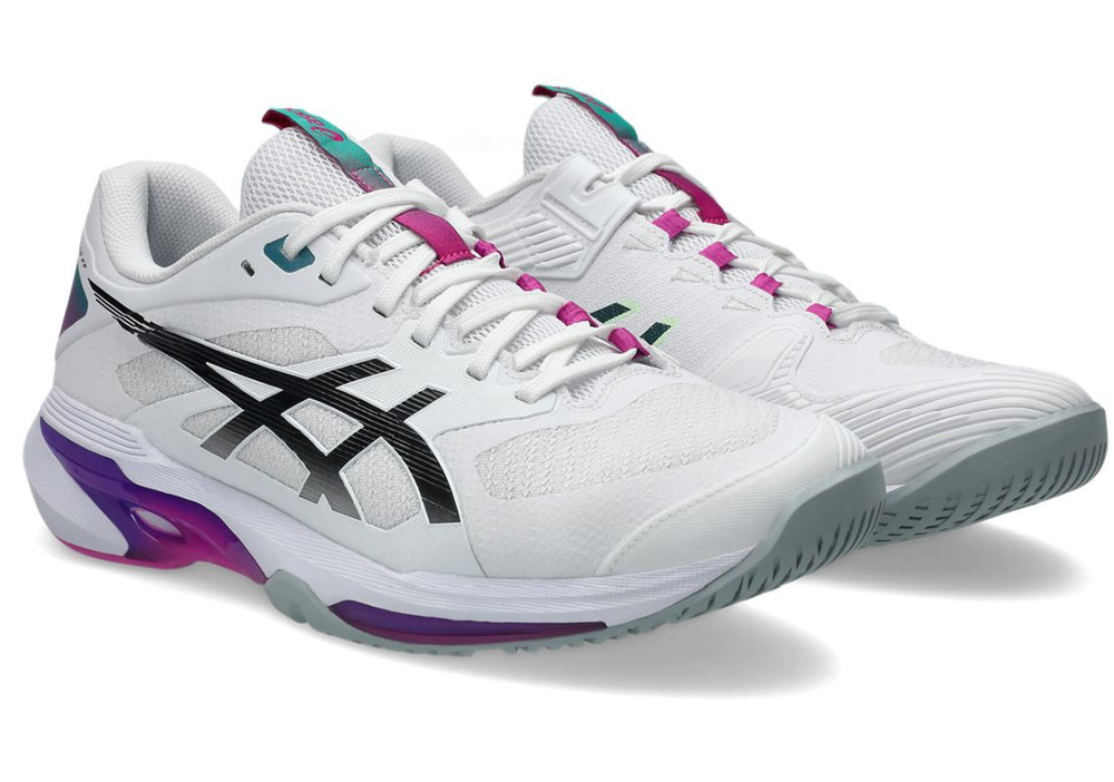 Теннисные кроссовки Asics Solution Speed FF 4 - white/digital sakura