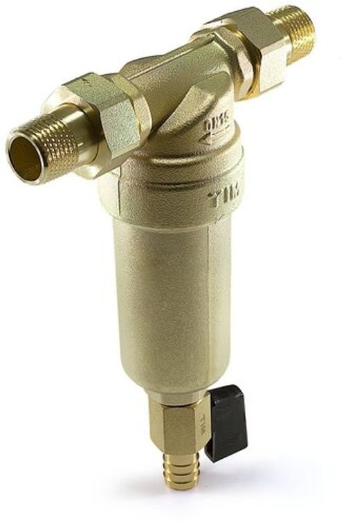 Фильтр с латунной колбой д/гор.воды без манометра 1/2" Tim JH-1003