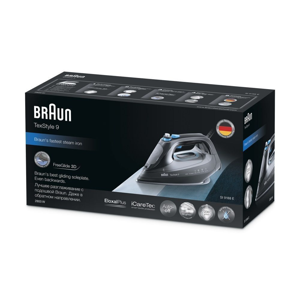 Утюг Braun TexStyle 9 SI9188 EBK