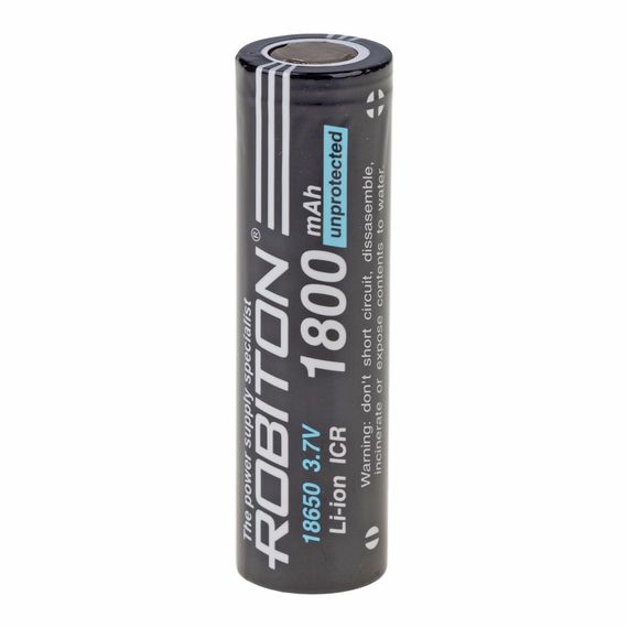 Аккумулятор Robiton 18650 Li-Ion 1800 mAh без защиты