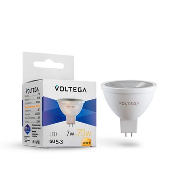 Светодиодная лампа Simple MR16 7W 2700K 38° GU5.3 (7258) VG2-S1GU5.3-2.7K-7W Voltega