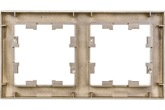 Рамка Systeme Electric ATLASDESIGN 2-постовая шампань 37457