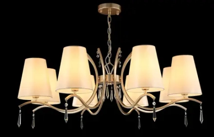 Люстра Crystal Lux RENATA SP8 GOLD 3591/308