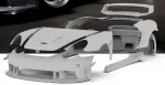 Обвес Tiganism Stuka на Porsche Boxster/Cayman 987.1 987.2 Порше Кайман карбоновый тюнинг Robot robotbodykits