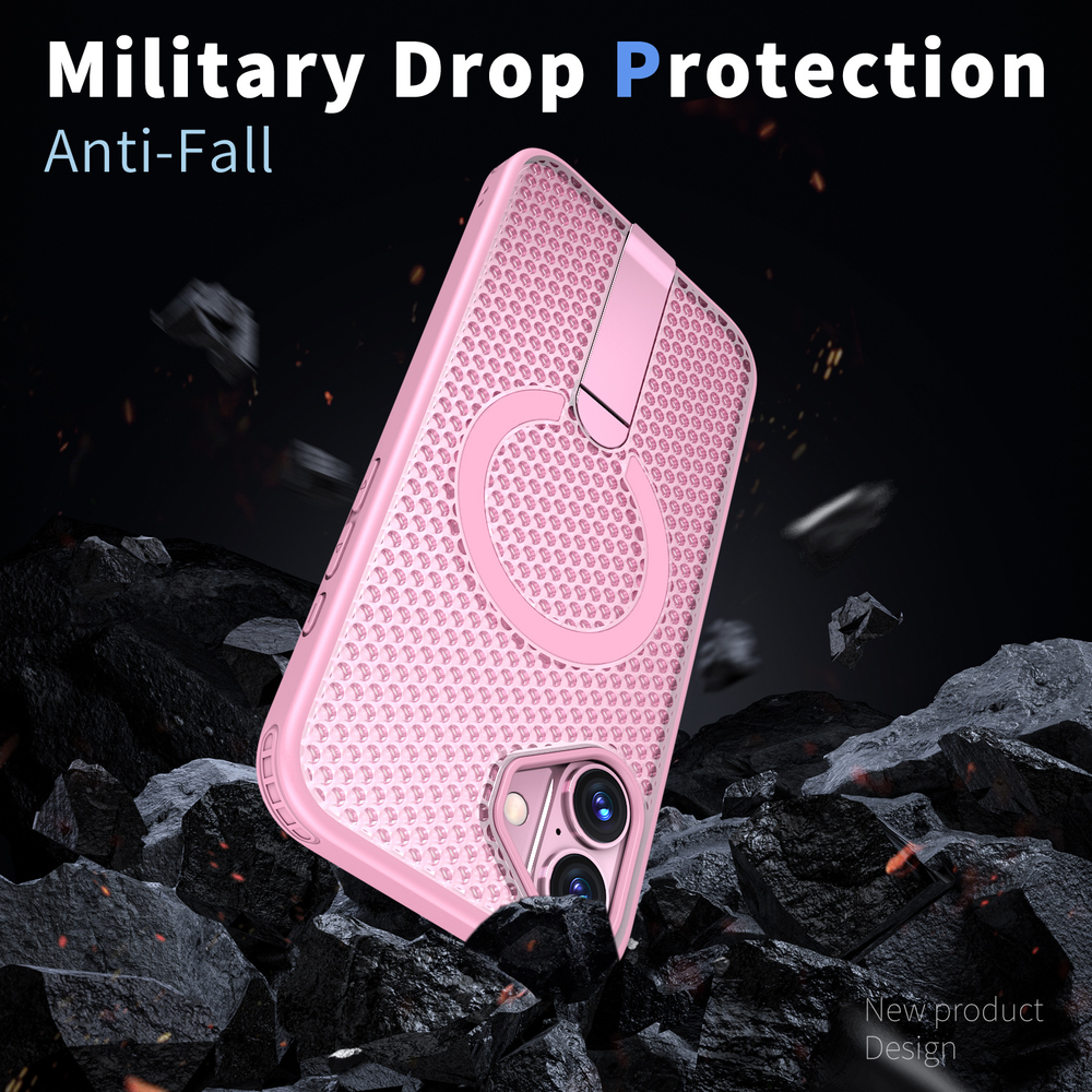 Прозрачный чехол Mesh Pro Magnetic Case для iPhone 16 Plus