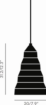 люстра Tom Dixon Step Light Tall