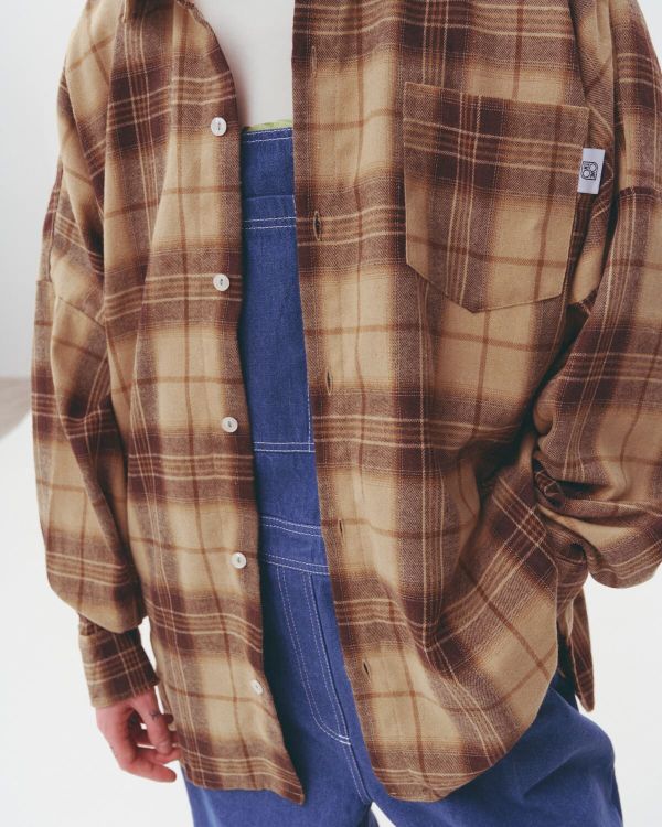 Рубашка Cowboy Shirt бежевая - фото 15