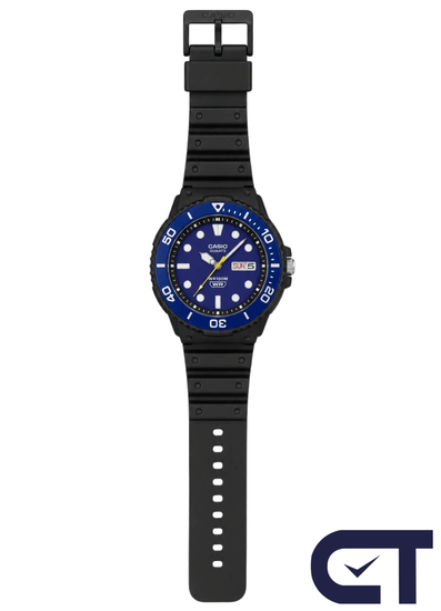 CASIO MRW-230H-2E — спортивные аналоговые часы с синим циферблатом