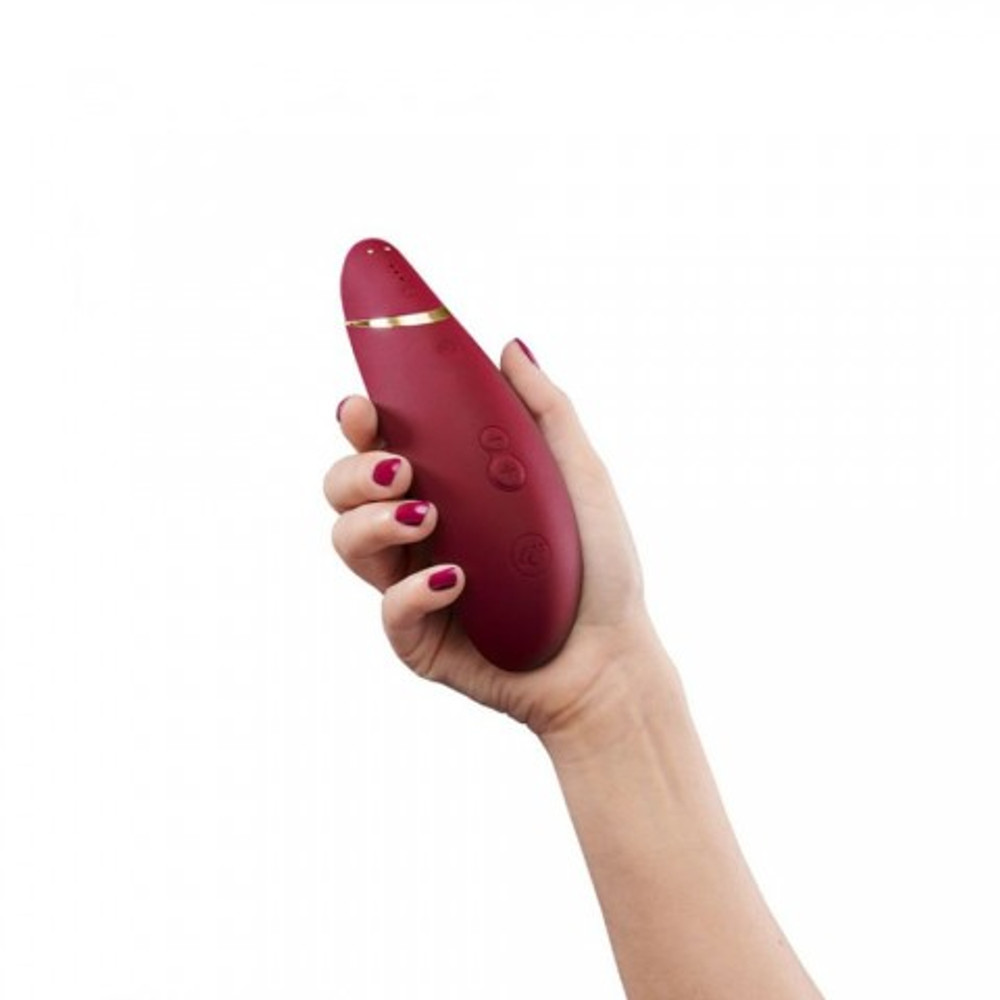 Бесконтактный клиторальный стимулятор Womanizer Premium 2 бордовый