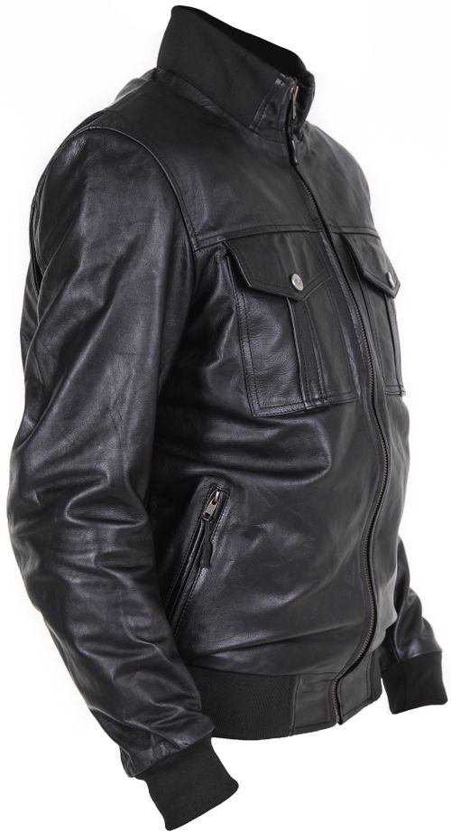 Купить Мотокуртка Кожаная Hawk moto Officer / Черный