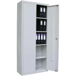 Шкаф металлический архивный МПИ-426(800) 1880х800х350 4 полки замок RAL7035