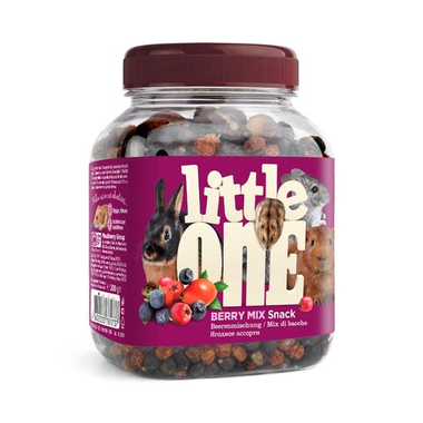 Little One Ягодное ассорти Snack для грызунов банка 200 г