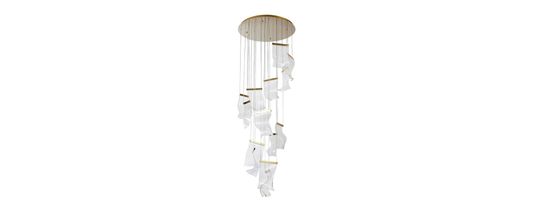 Подвесной светодиодный светильник 42W 4000К A2283SP-14GO золото Grappolo Arte Lamp