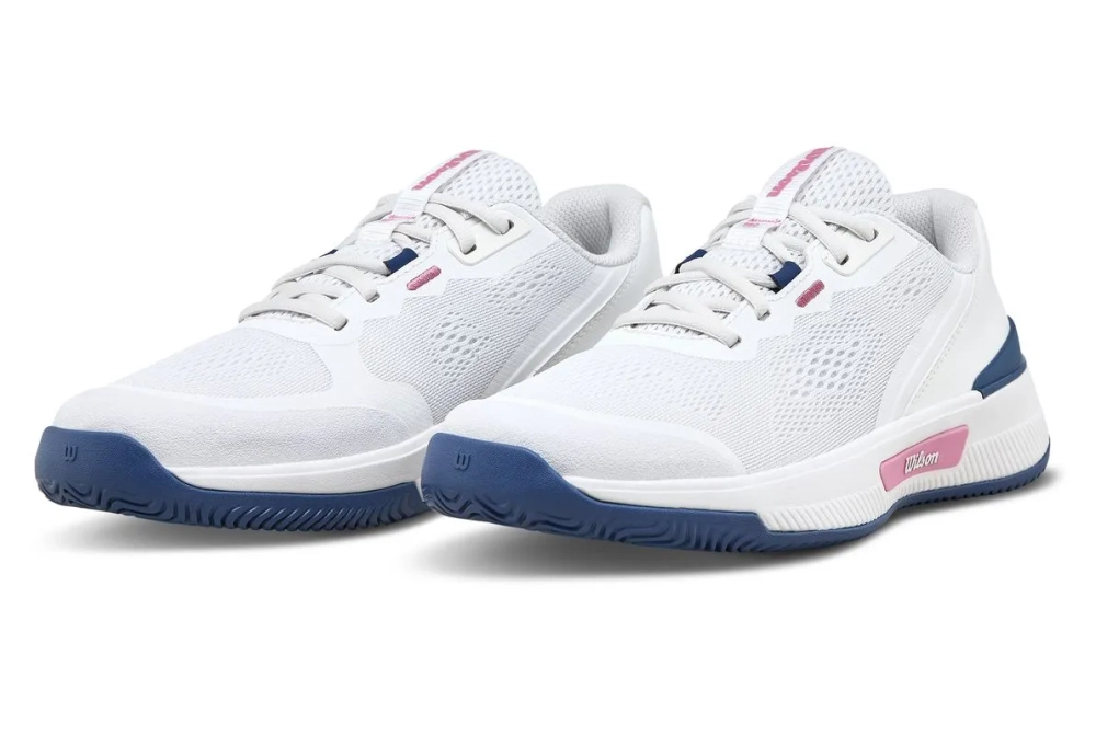 Детские Кроссовки теннисные  Wilson Intrigue Pro JR - white/navy/pink