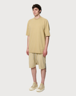 RICK OWENS DRKSHDW ФУТБОЛКА МУЖСКАЯ БЕЖЕВАЯ HOLLYWOOD JUMBO SS