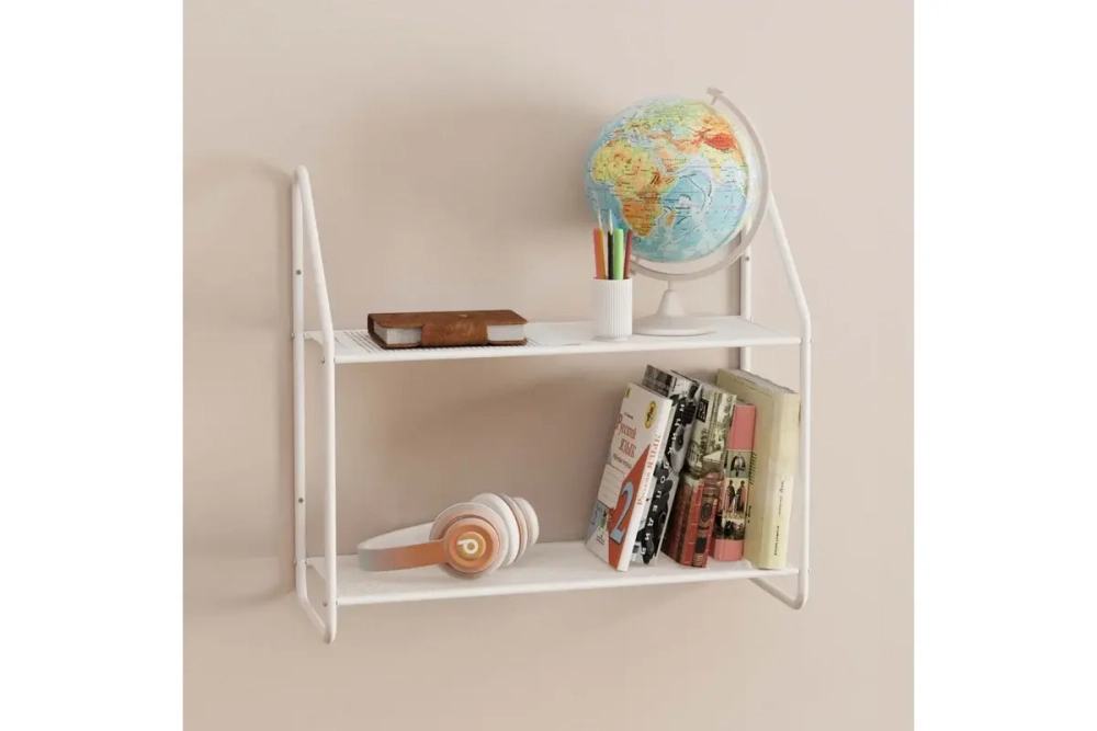 Этажерка настенная "БАРСЕЛОНА 22" (BARCELONA 22 wall storage rack) (Белый)