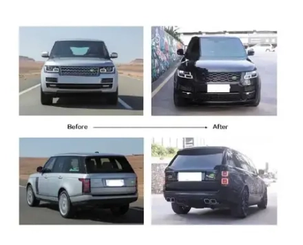 Обвес переделка для LAND ROVER RANGE ROVER VOGUE 2013 - 2017 в SVO 2020 тюнинг Рейндж Ровер