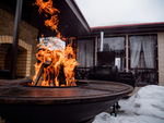 Чугунный "FANTASTIC GRILL" Везувий Ø 1000 Престиж (чаша+подставка престиж+плита Gurman Ø1000+крышка)