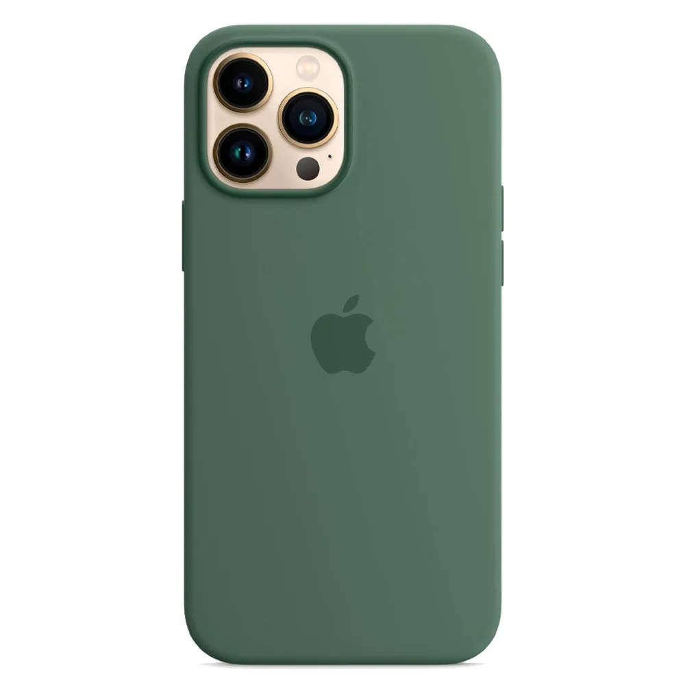 Силиконовый чехол с поддержкой MagSafe Apple Silicone Case для iPhone 13 Pro, Eucalyptus (Эвкалипт)