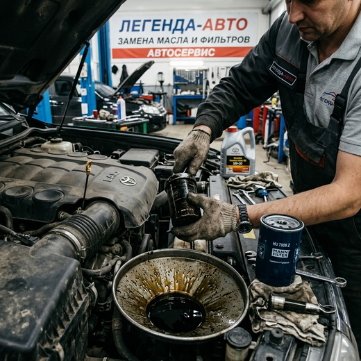 Замена масляного фильтра