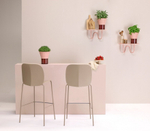 Стул пластиковый барный Scab Design Mentha Go Green, тортора