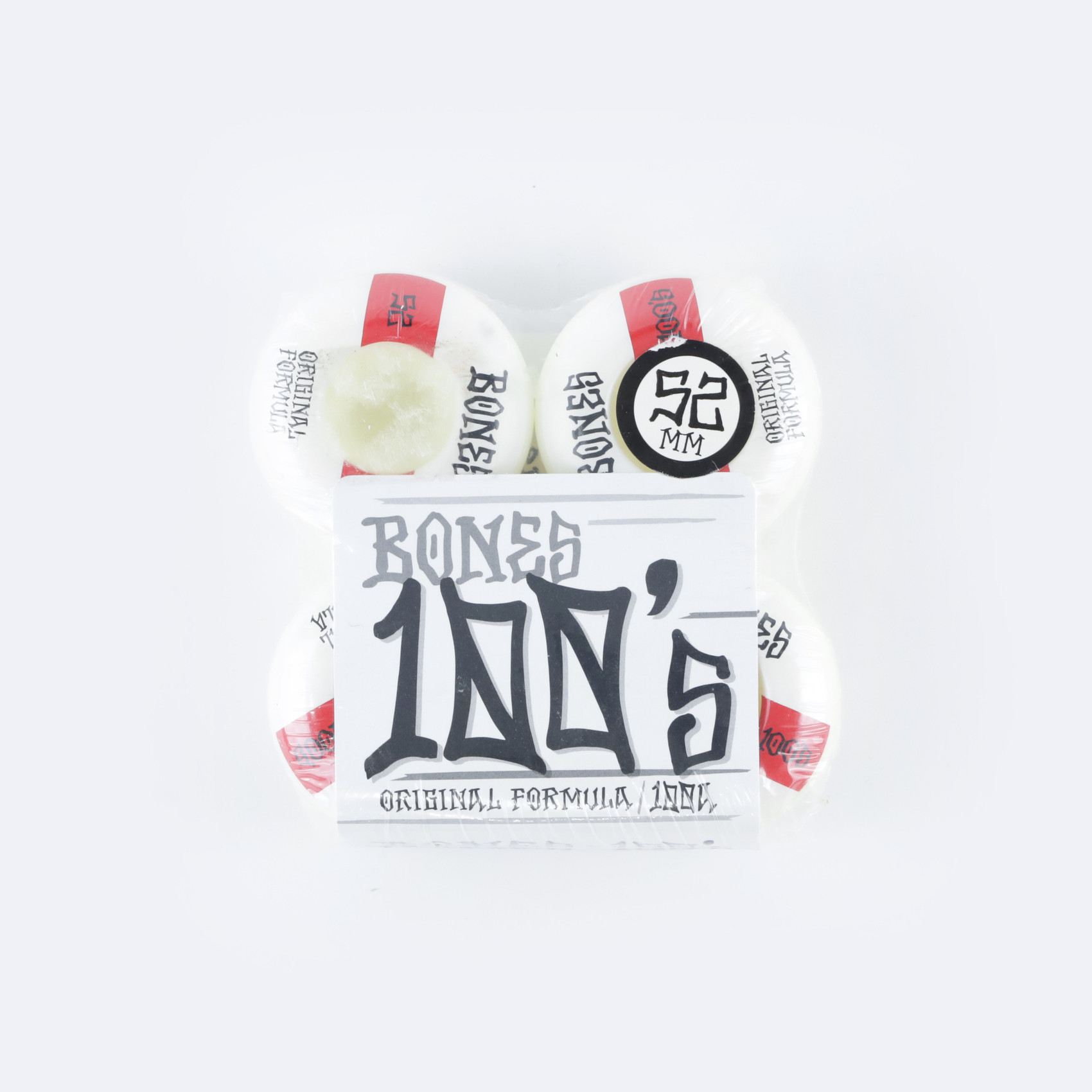 Колеса Bones 100'S OG Formula Wide (white-red) 100A артикул: - купить в магазине Дайс