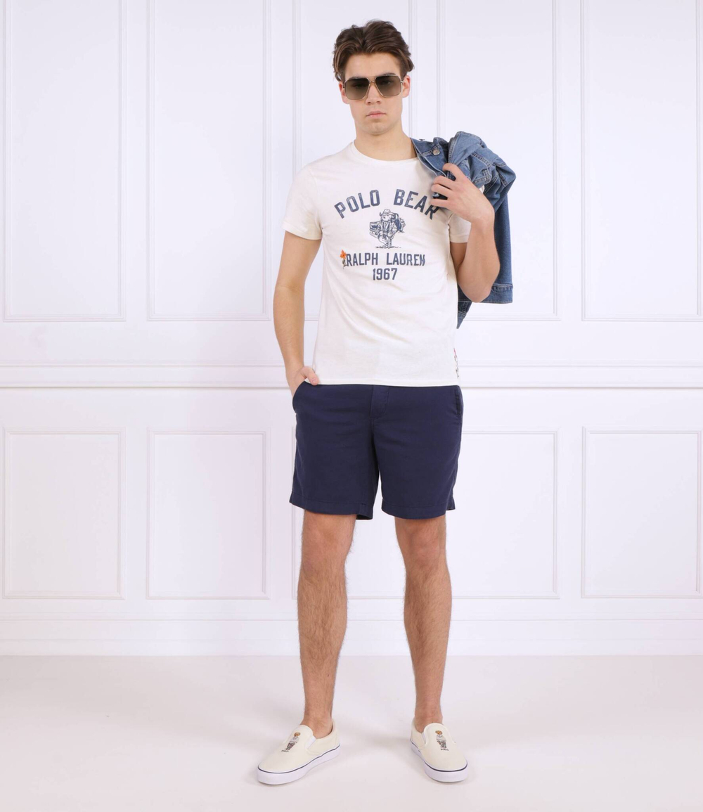 Футболка POLO RALPH LAUREN - кремовый(710900828)