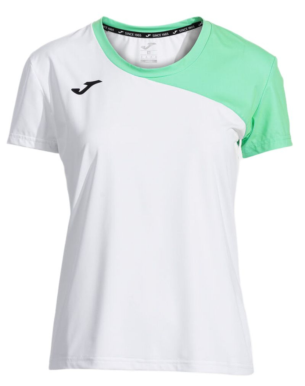 Женская футболка Joma Smash Short Sleeve - white/green