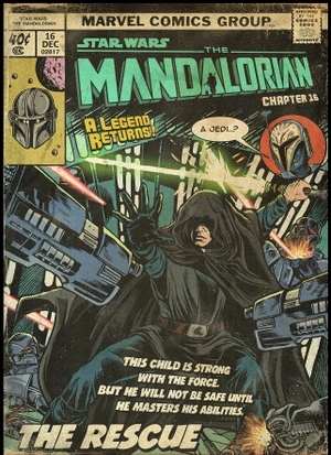Постер «Star Wars: Mandalorian. Chapter 16 «The Reskue. Luke»