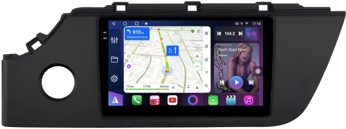 Магнитола для KIA Rio 4, Rio X 2020-2022, Solaris KRS/KRX 2024+ - FarCar S400-TS18 монитор 9.5" QLED на Android 14, CarPlay, 4G SIM-слот