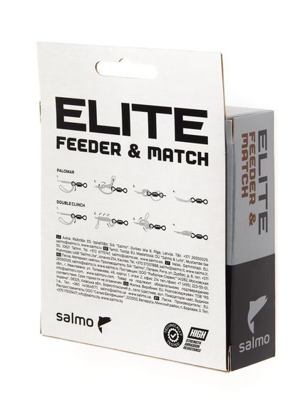 Леска монофильная Salmo Elite FEEDER &amp; MATCH 150 м, 0,22 мм