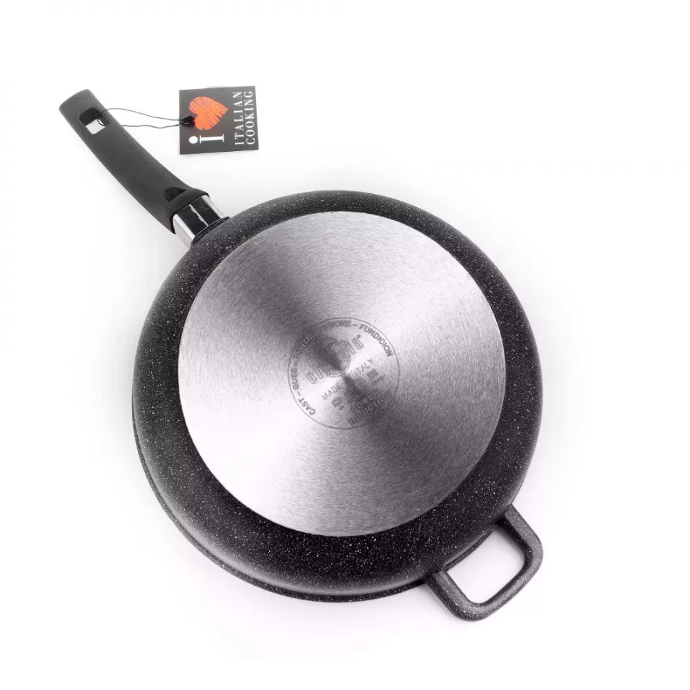 Сковорода глубокая 28см Olympia Hard Cook Fix Induction