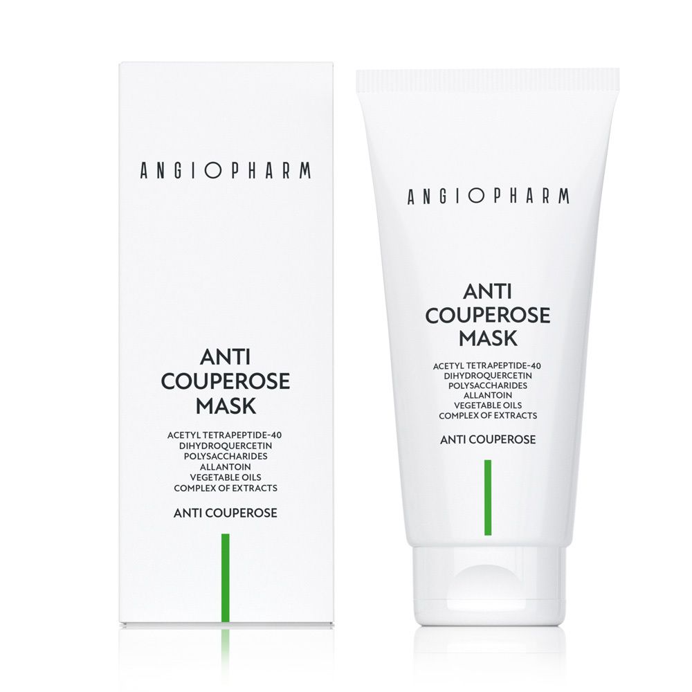 Успокаивающая антикуперозная маска ANGIOPHARM Anti–Couperose Mask 200мл