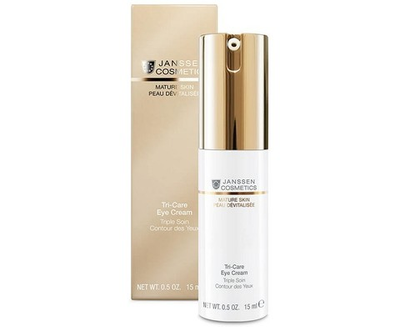 JANSSEN COSMETICS Омолаживающий укрепляющий крем для контура глаз | Tri-Care Eye Cream