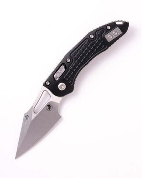 Нож Microtech M-Stitch 169MRL-10FR - рукоять алюминий, сталь - M390MK