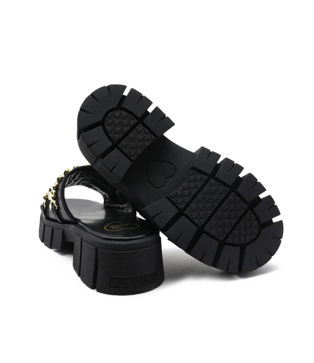 Шлепанцы Love Moschino - черный(JA28586G0GIE0)