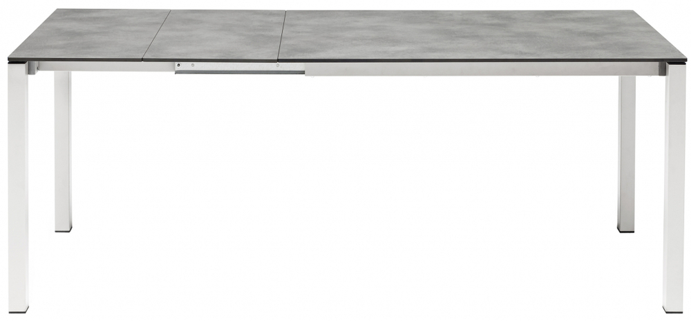 Стол ламинированный раздвижной Scab Design Pranzo Extendable, белый, цементный