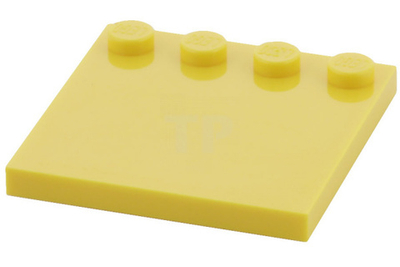 Lego Плитка 4x4 с 4 выпуклостями (желтая) 4525895