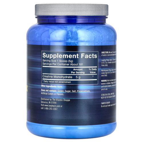 BodyTech, 100% чистый моногидрат креатина, без добавок, 905 г (31,9 унции)